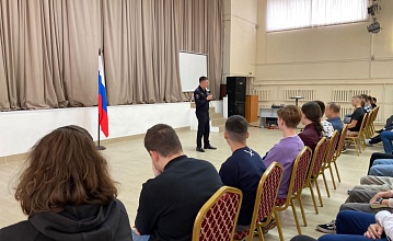 Встреча студентов с инспектором ГИБДД 